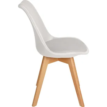 Židle MIA světle šedá 12536879900 Tomido