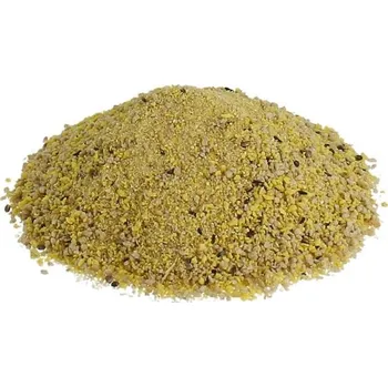 Návnadová surovina Bisquit- ptačí zob s vejci žlutý 1kg (Vynikající příměs do krmení.)