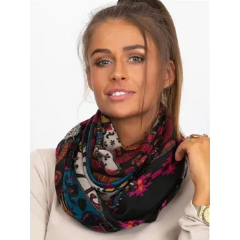 Šátek Dámský šátek s potiskem JAMARI černý