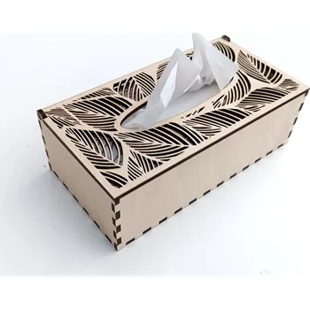 Dárková krabička MAJADESIGN Dřevěná krabička na kapesníky - BLADE