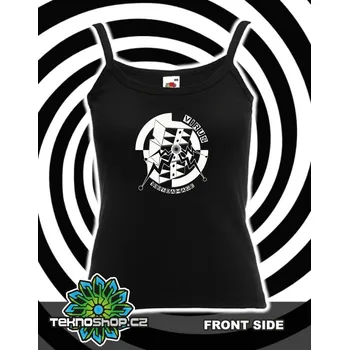 TEKNOSHOP Virus Sound System Repro Creature tílko s potiskem dámské L černé