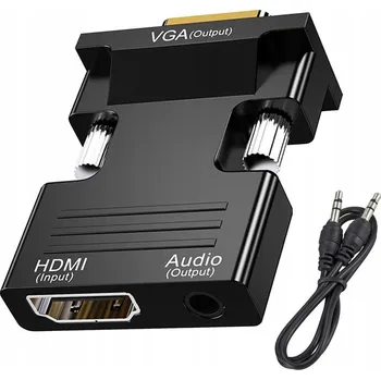 Převodník HDMI na VGA D-SUB + audio výstup Video redukce Převodník HDMI na VGA D-SUB + audio výstup