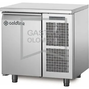 Coldline Chladící stůl TP09/1M s deskou bez zadního lemu Varianta: Chladící stůl TP09/1M s deskou bez zadního lemu