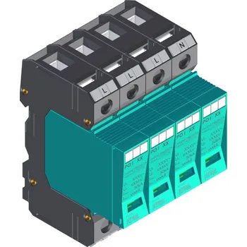 Jistič PO I 4 EWS 280V/12,5 (81.014) Přepěťová ochrana modulární, vyměnitelná, B+C+D, KIWA