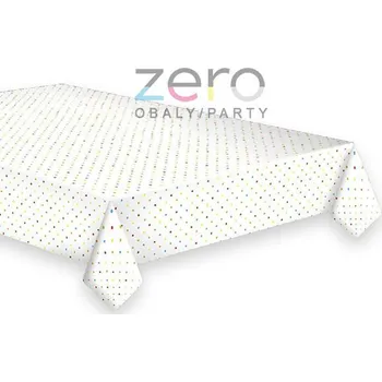 Jednorázový ubrus Ubrus papírový 1,2 x 1,8 m - puntíky
