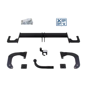 Tažné zařízení GDW tažné zařízení pevné včetně TowTec elektropřípojky 7pólové univerzální - PEUGEOT EXPERT Krabice