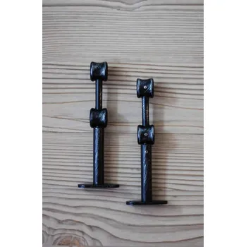 Držák na polici Kovová konzole dvojitá - černá