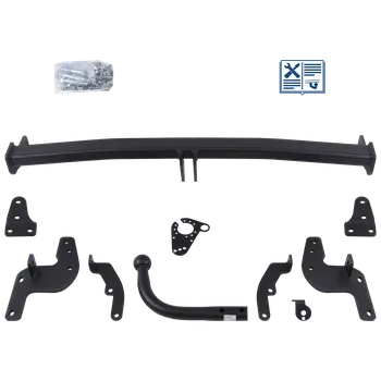 Tažné zařízení GDW tažné zařízení pevné kulový čep na šrouby - CITROËN C3 AIRCROSS I