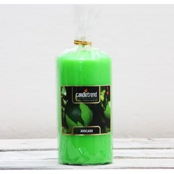 Svíčka Svíčka válec Avocado 11 cm (109558 046 svíčka válec200g 55x110 avokado)