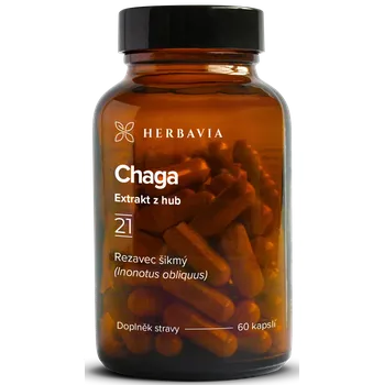 Přírodní produkt Herbavia Chaga 660 mg 60 cps.
