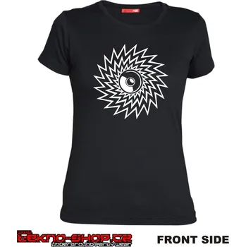 Dámské tričko TEKNOSHOP Repro Rozeta tekno tričko s potiskem dámské