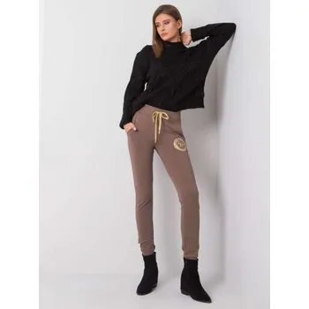 Dámské tepláky STYLE světle hnědé