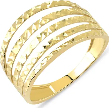 Prsten Lillian Vassago Celozlatý prsten s gravírem LLV85-GR035 Velikost prstenu: 54