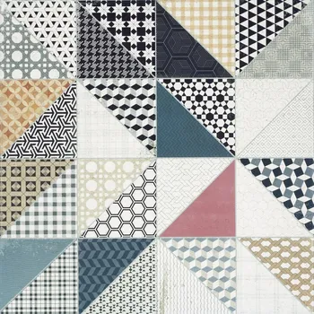 Obklad Deco, DAK63659, dlaždice slinutá, 60 x 60 cm, vícebarevná