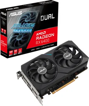 Grafická karta ASUS Dual Radeon RX 6400 4 GB (90YV0H90-M0NA00)