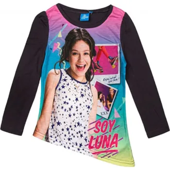 Tričko s dlouhým rukávem Soy Luna tm. šedé 116