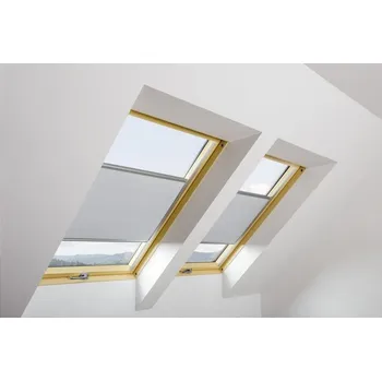 Roleta Plisovaná roleta FAKRO APF I Rozměry oken: 01 55x78 cm, Barva vodicí lišty: Hliník standard (S)