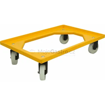 COMPLASTEC Roller System Vozík 2 ot.kolečka - žlutý