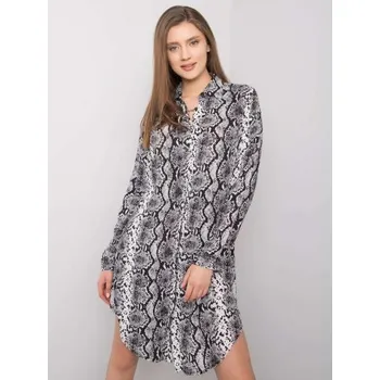 Dámské šaty Dámské šaty s potiskem Holly RUE PARIS černobílé