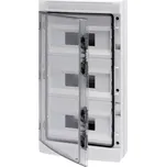GW40105BD Rozvodnice 36M (12x3), IP65, nástěnná, průhledná dvířka, včetně 2 svorkovnic, Gewiss