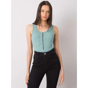 Dámský top Rosalind s kapsami mátový