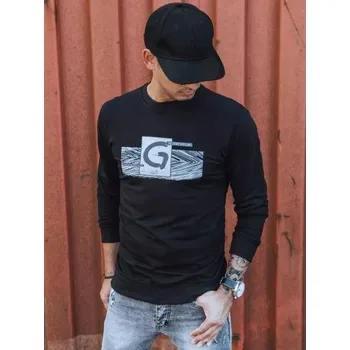 Pánská mikina Pánská mikina s potiskem GEA černá