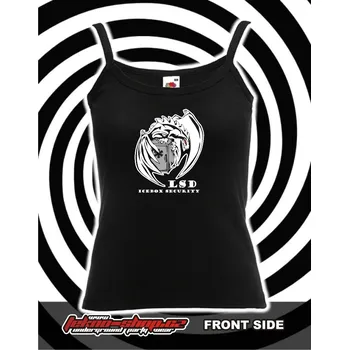 TEKNOSHOP Dragon Guardian tekno tílko s potiskem dámské XL černé