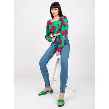 Dámské džíny Dámské džíny s vysokým pasem LILLY modré