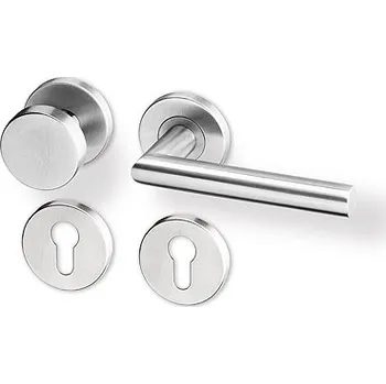 Dveřní kování ACT SERVIS ACT - Tipa R Provedení: PZ LI/RE (klika oboustranná/koule), Povrch: IN - nerez