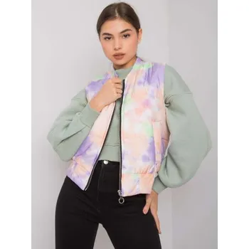 Dámská vesta Dámská vesta prošívaná WESTSPORT oranžovo-fialová