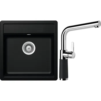 Granitový dřez Set Schock S11-6 (dřez Mono N-100S Magma + baterie SC-540 Magma)