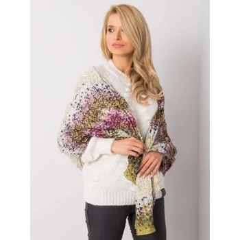 Šátek Dámský šátek s květinovým vzorem DOMINIK světle zelený