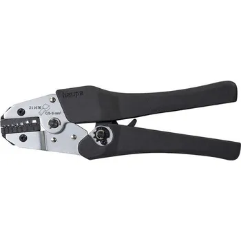 Kleště 211676 Kleště lisovací na dvojité dutinky 0,5 - 6 mm2, Haupa