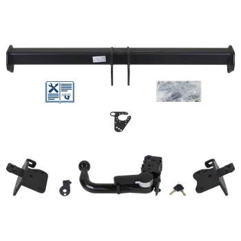 Tažné zařízení GDW tažné zařízení Odnímatelné včetně TowTec elektropřípojky 7pólové univerzální - MERCEDES-BENZ GLC