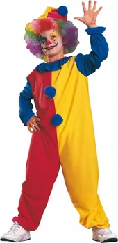 Karnevalový kostým Dětský kostým klaun s čepicí 8-10 let
