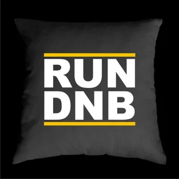 Dekorativní polštářek TEKNOSHOP RUN DNB polštářek s potiskem zelený