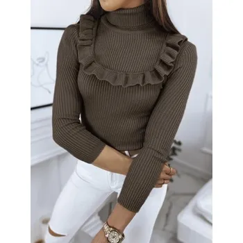 Dámský svetr Dámský svetr NOAH tmavě hnědý