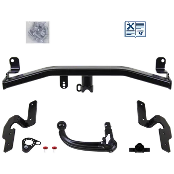 Tažné zařízení Oris tažné zařízení Odnímatelné včetně TowTec elektropřípojky 7pólové univerzální - OPEL CROSSLAND X / CROSSLAND