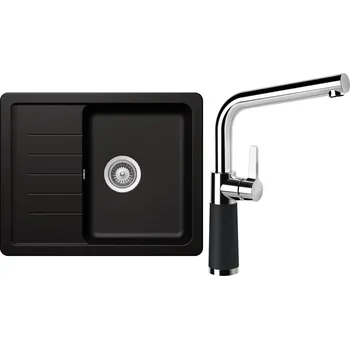 Granitový dřez Set Schock S1-6 (dřez Toledo D-100XS Magma + baterie SC-540 Magma)