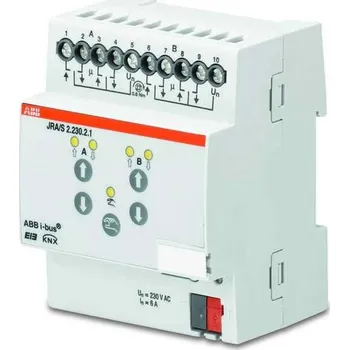 2CDG110120R0011 JRA/S 2.230.2.1 Řadový žaluziový akční člen 2násobný, 230 V AC, manuální ovládání, ABB