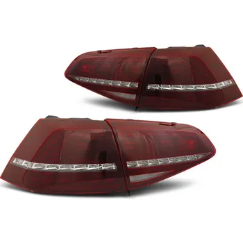Zadní světlomet TUNING-TEC Zadní světla VW Golf VII 13-17 HTB - červené/bílé LED SEQ R LOOK