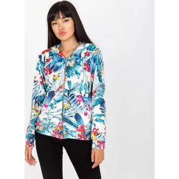 Dámská mikina Dámská mikina na zip s potiskem RUE PARIS RUE PARIS modrobílá