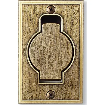 Vysavač Centrální vysavače Praha - Zásuvka Classic kovová podlahová bronzová