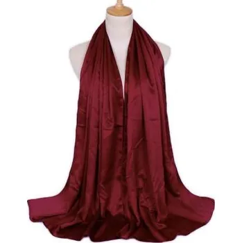 Šála saténový přehoz přes ramena Barva: Vínová