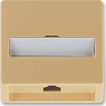 Elektroinstalační materiál 5013C-A00213 D2 Kryt zásuvky telefonní jednonásobné (pro přístroj 5013U), béžová, ABB Classic