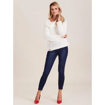 Dámské džíny s lemováním OKIRI tmavě modré