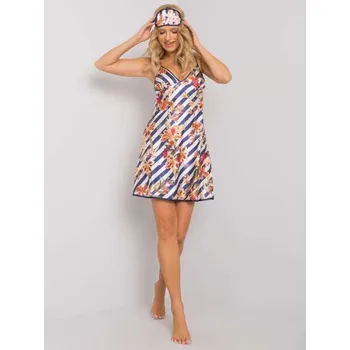 Dámské pyžamo Dámská noční košile TARAN námořnicky modrá a bílá