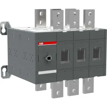 vypínač 1SCA022872R1760 OT1600E03C Přepínač 3P I-0-II Ith=1600A, montáž na základnu, bez rukojeti a hřídele, ABB