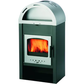 Krbová kamna HAAS + SOHN Rukov, s.r.o. HAAS+SOHN Vaasa Plus III antracit/stříbrná Barva: antracit/dvířka a víko stříbrné