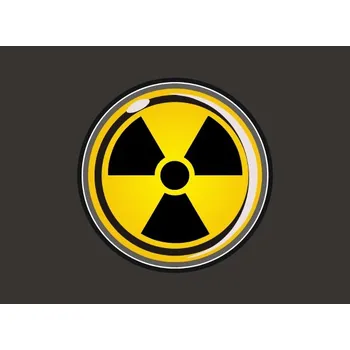 TEKNOSHOP Odznak Radioaktivní Znak02